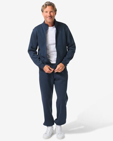heren sweatbroek donkerblauw donkerblauw - 2101220DARKBLUE - HEMA