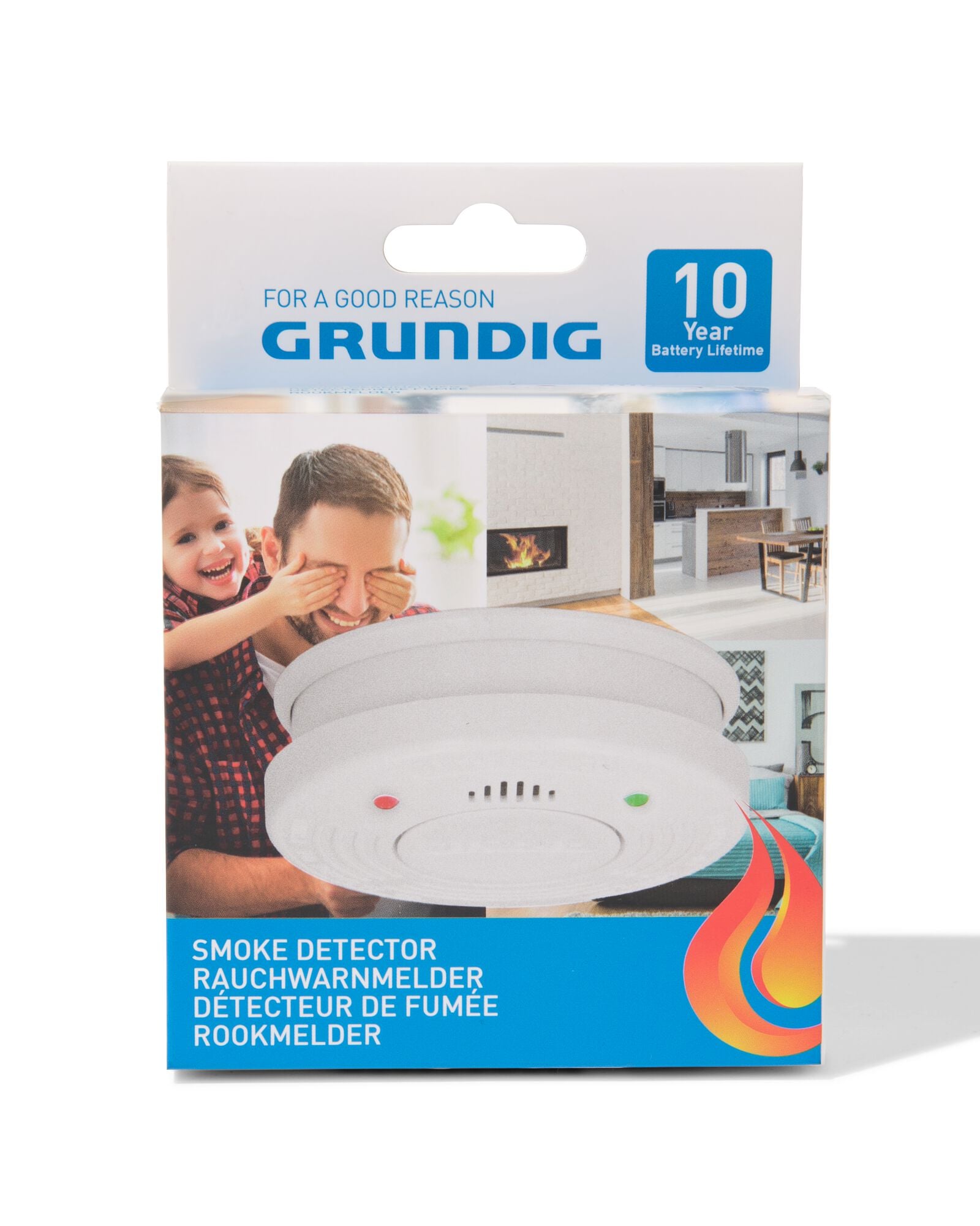 GRUNDIG Grundig Rookmelder Met 10 Jaar Batterijduur