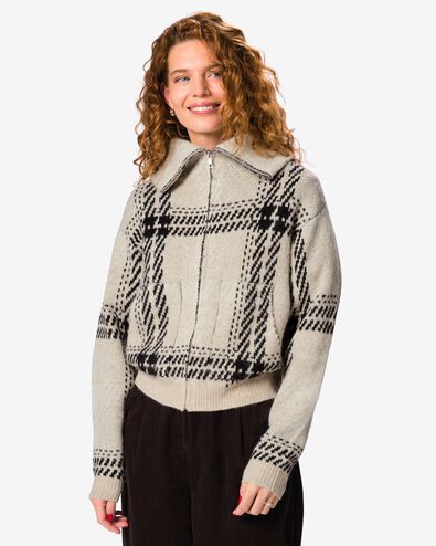 gilet femme blanc cass&eacute; blanc cass&eacute; - 36215090OFFWHITE - HEMA