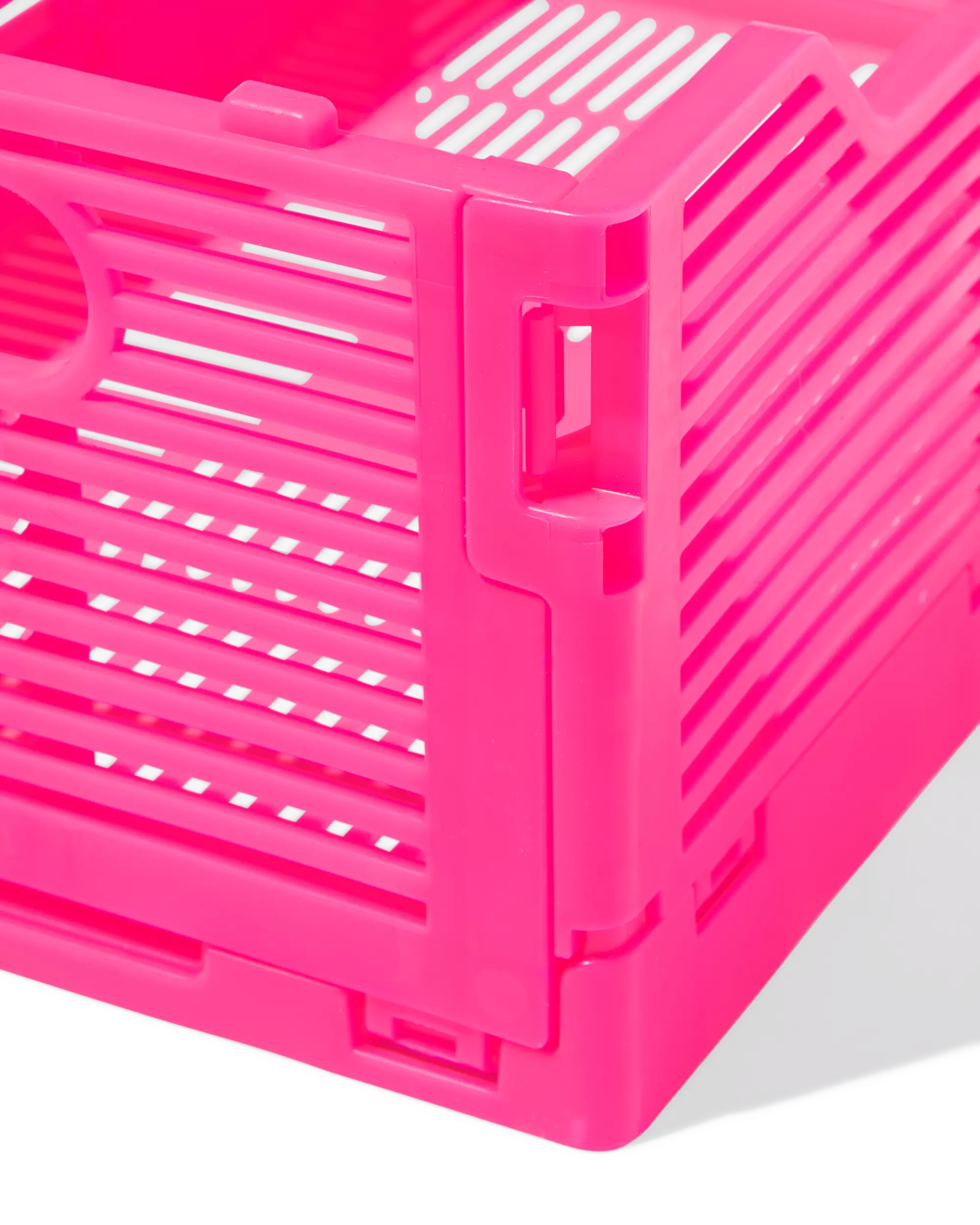 caisse pliable à lettres recyclée S rose vif
