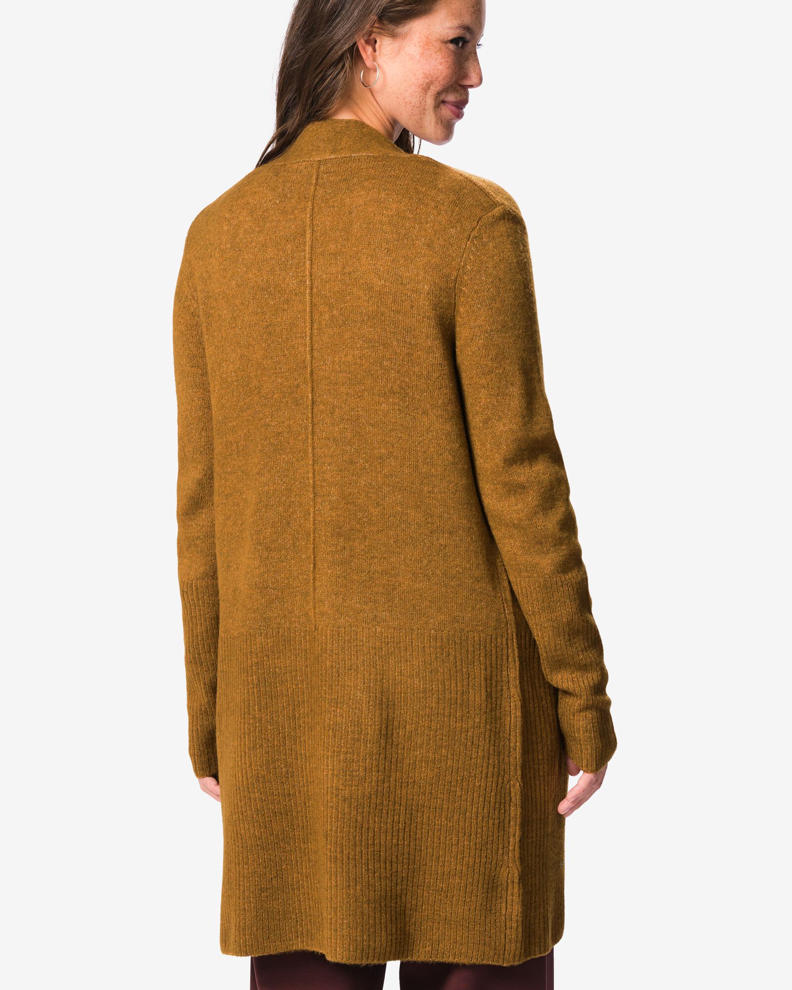 damesvest Lana acryl brons brons - 36307230BRONZE - HEMA