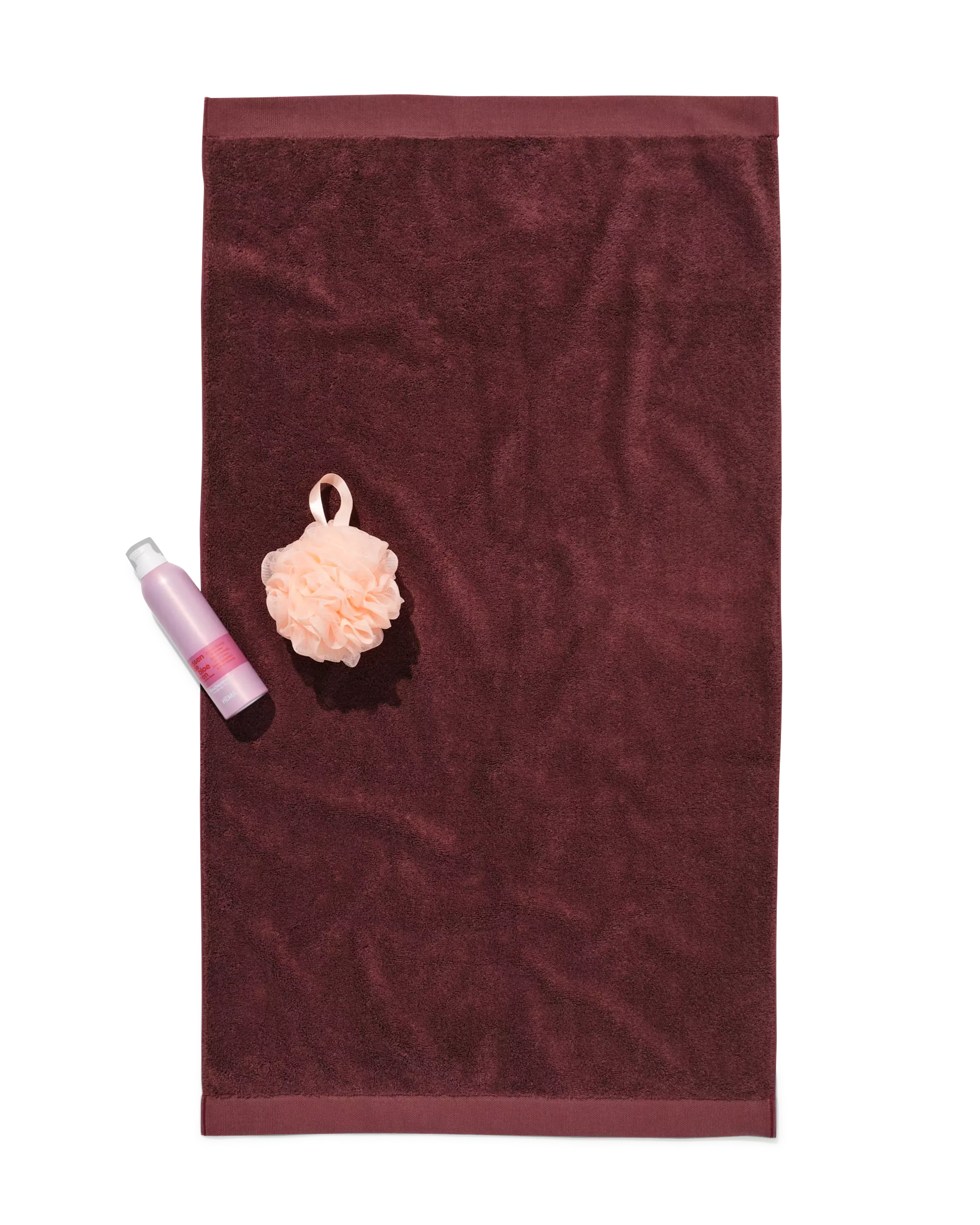 serviette 60x110cm qualité hôtelière extra douce rouge bordeaux