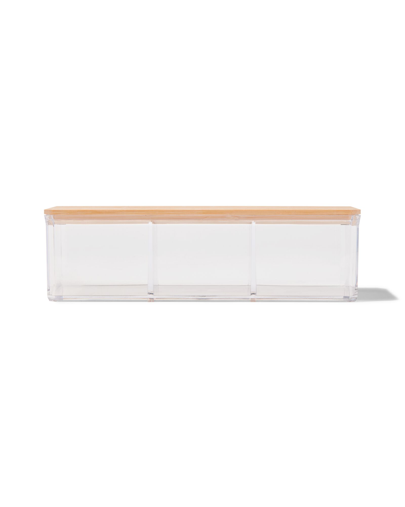 organiseur transparent avec couvercle 9x12.5x6.8 - 80330010 - HEMA