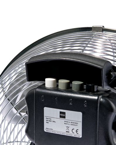 Bodenventilator, Extra Power, Chrom, &Oslash; 35 cm - 80200021 - HEMA