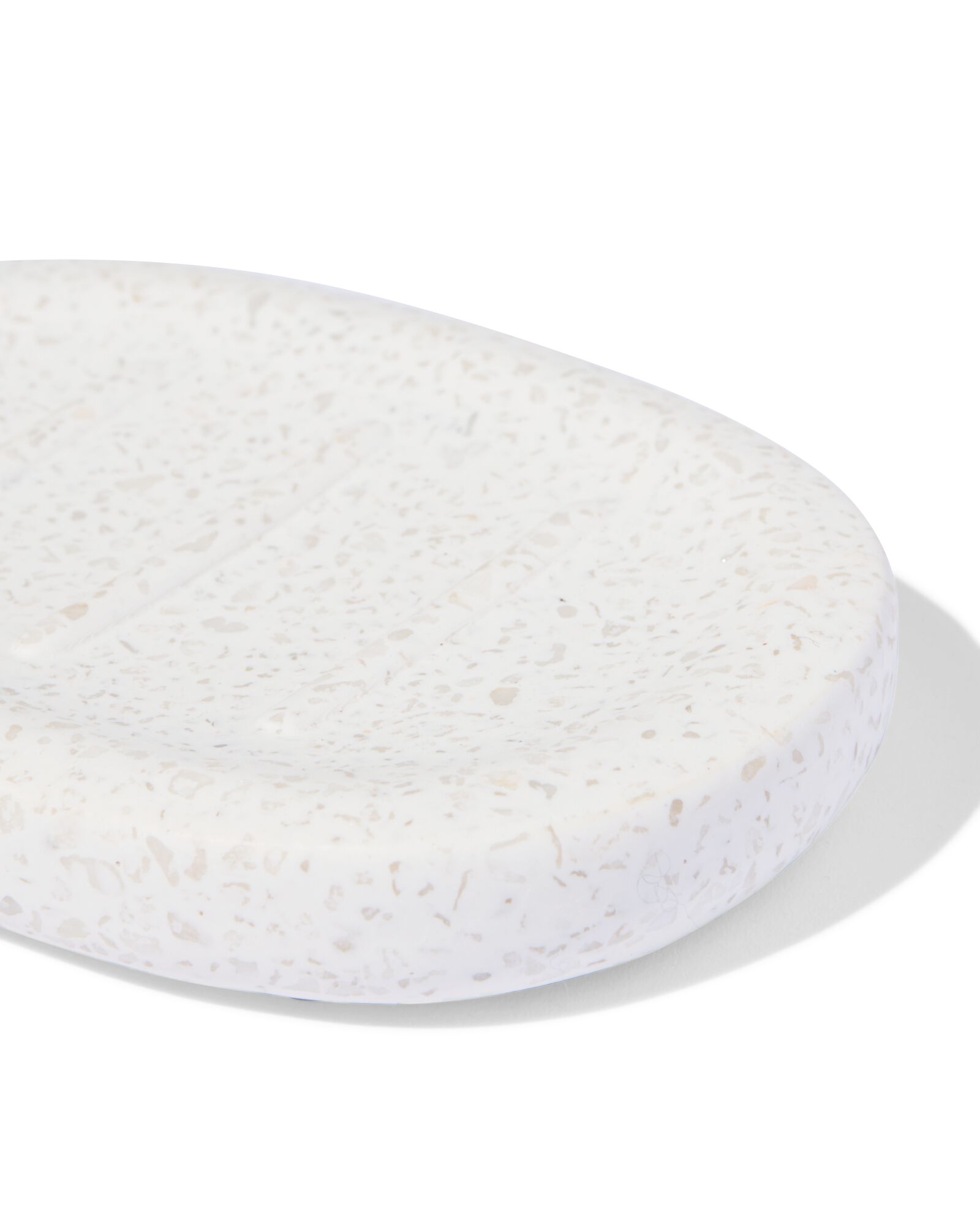 zeepbakje 9x13cm terrazzo beige - 80330051 - HEMA