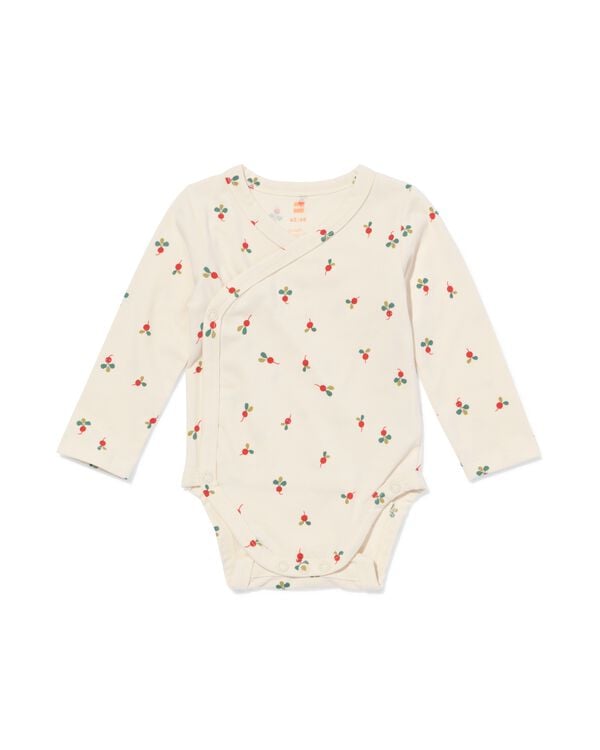 body crois&eacute; &eacute;volutif b&eacute;b&eacute; c&ocirc;tel&eacute; radis beige beige - 33461620BEIGE - HEMA