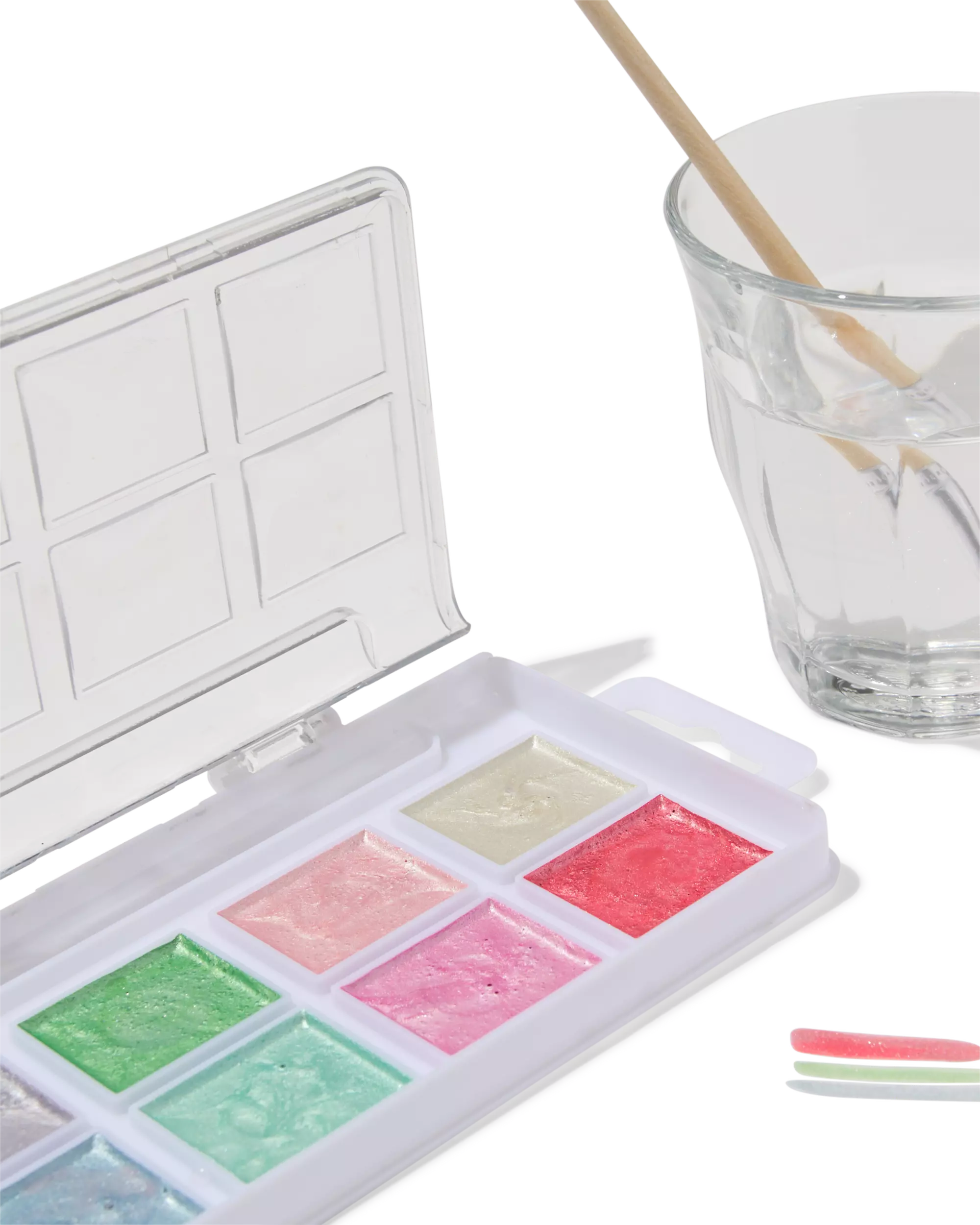 set aquarelle nacre 12 pièces