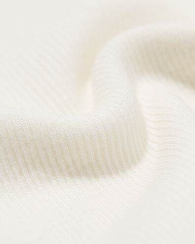 newborn meegroei overslag body rib  wit wit - 33430520WHITE - HEMA
