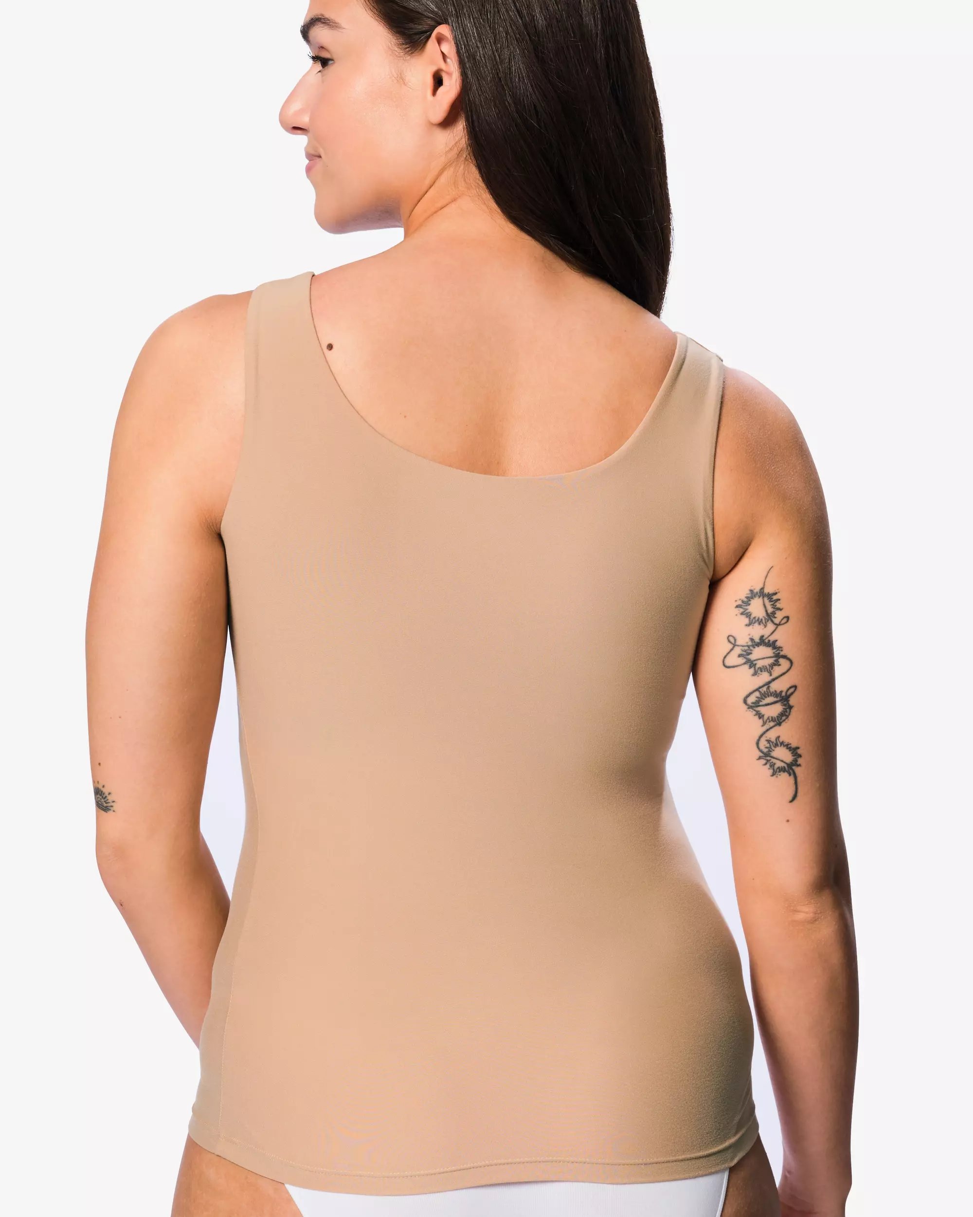 Damen-BH-Shirt, körperformend, mit integrierten Cups