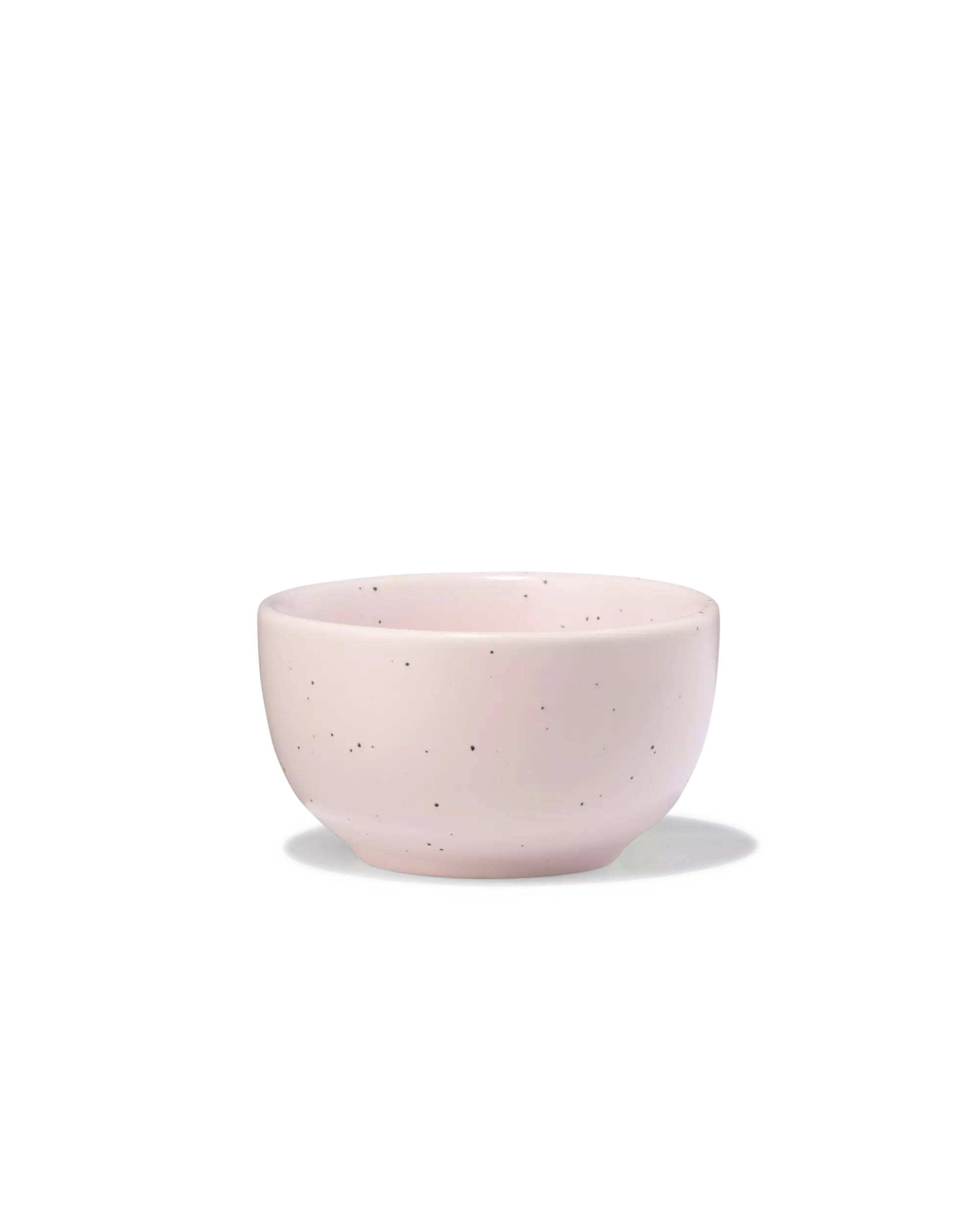 schaaltje Ø7cm Trend aardewerk roze spikkel