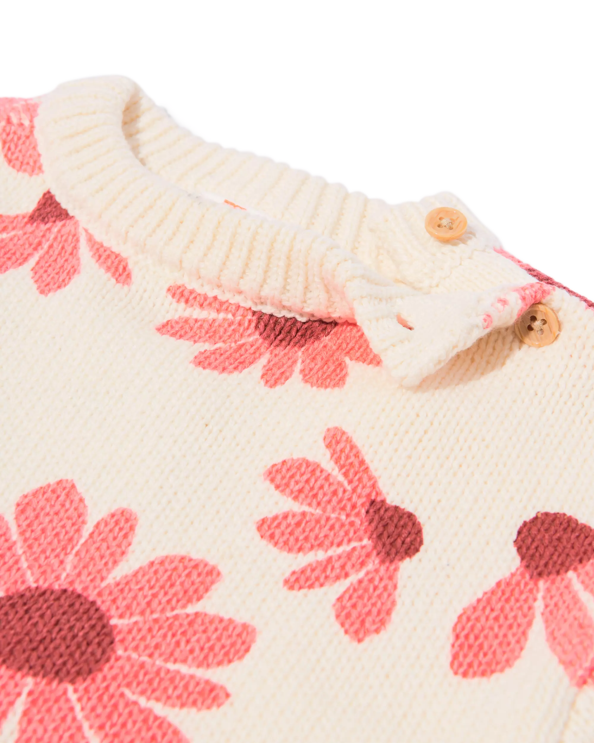 pull bébé fleurs