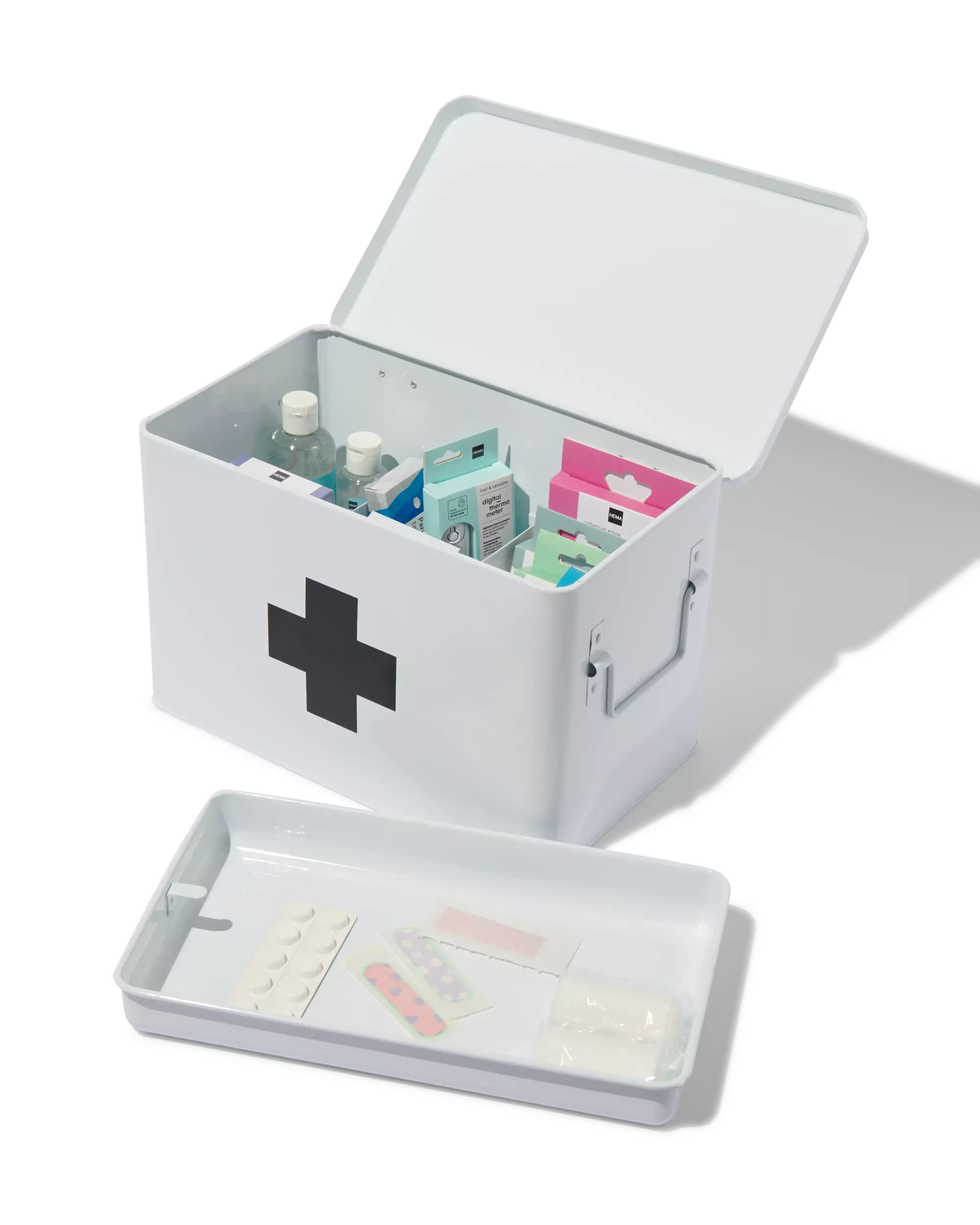 boîte à pharmacie 32x20x19.5 blanche