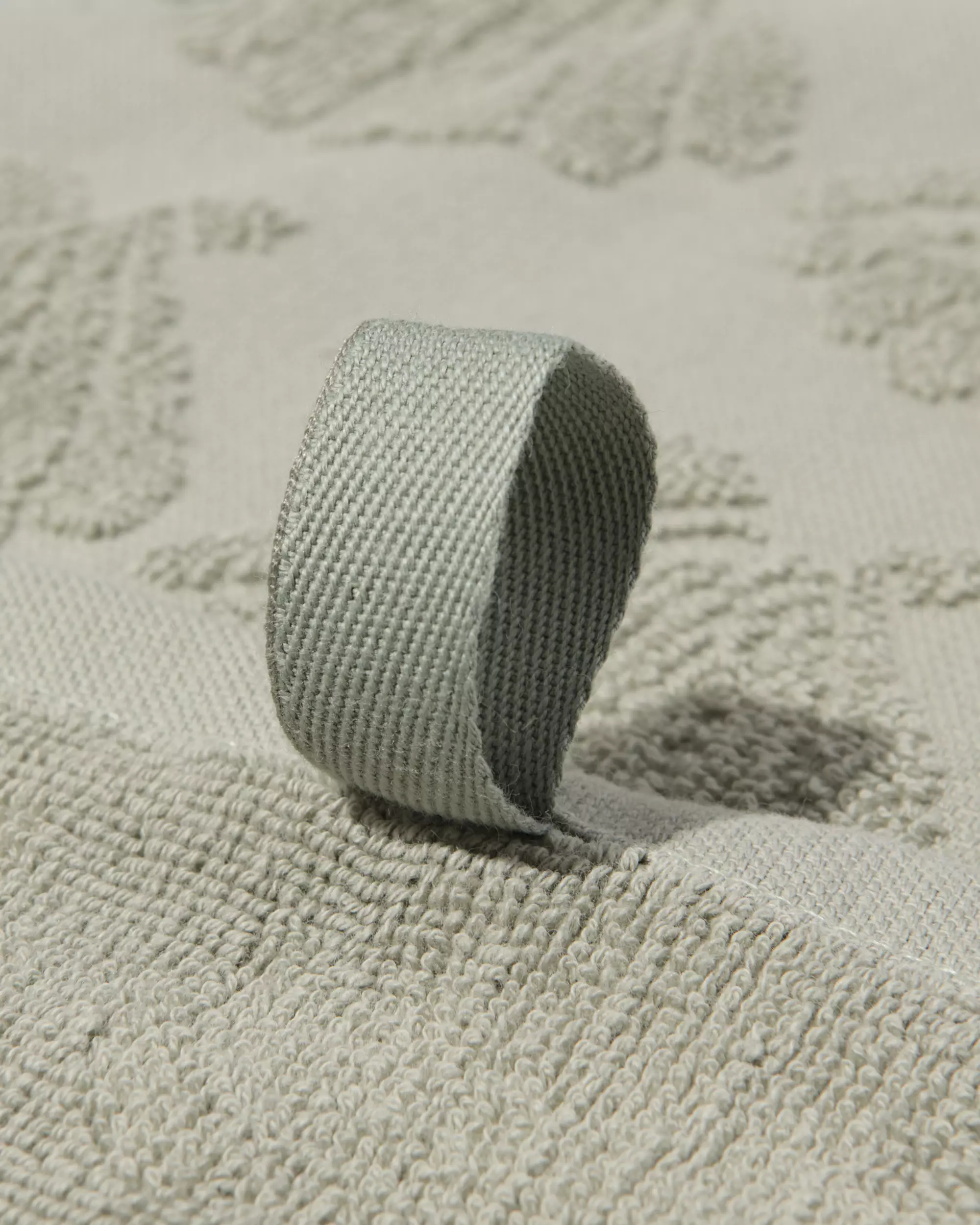 essuie-mains 50x50cm coton coquillage