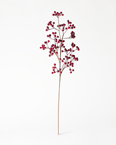 branche décorative avec baies 80 x 14 x 6 cm