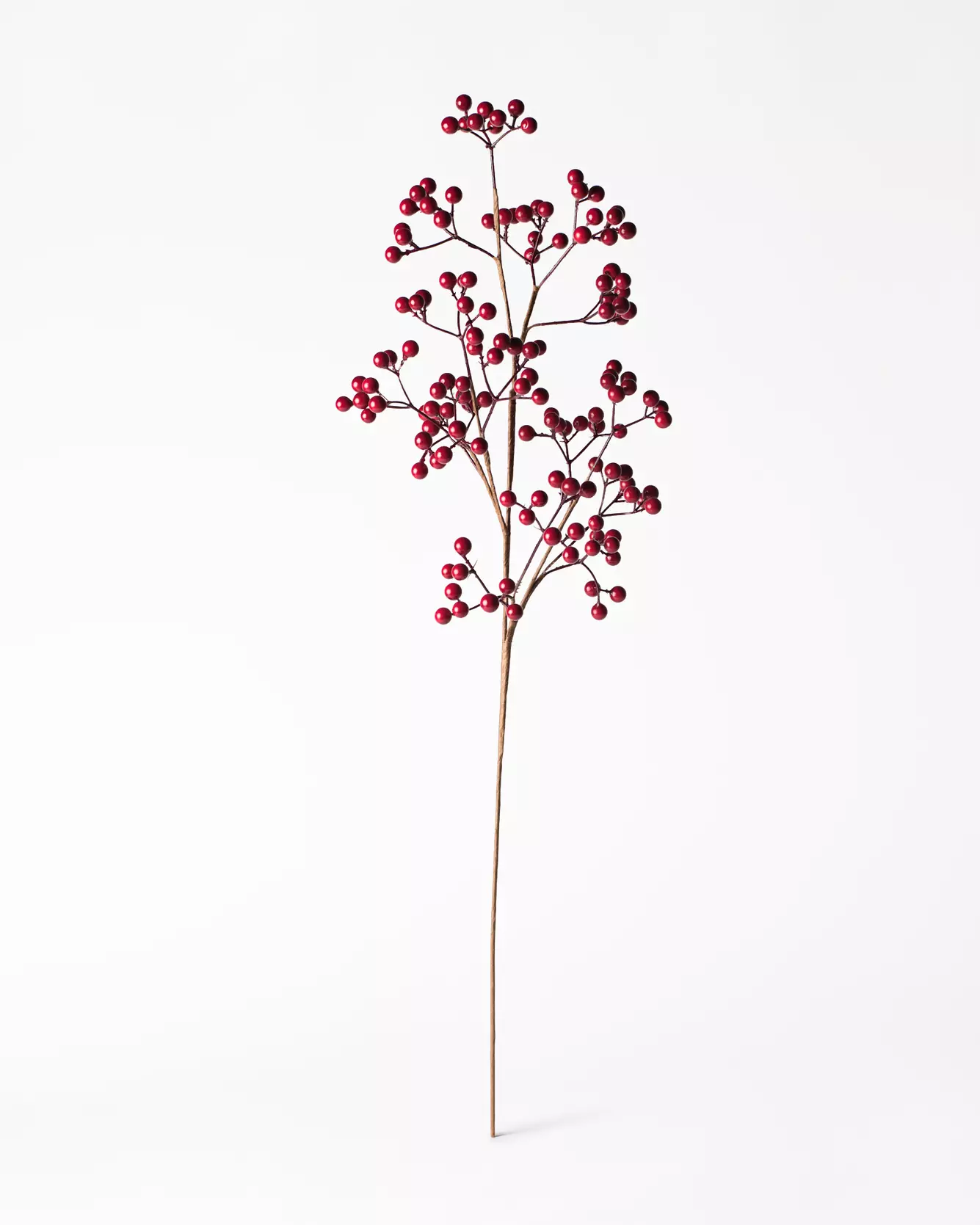 branche décorative avec baies 80 x 14 x 6 cm