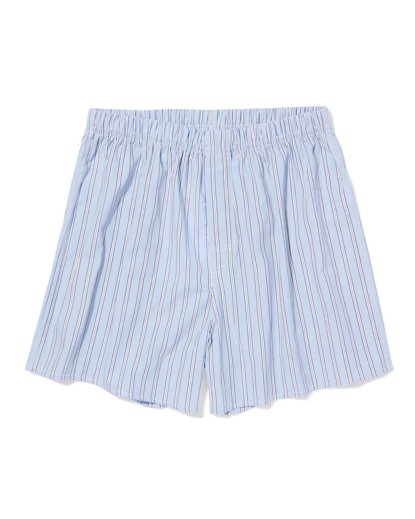 Lockere Herren-Boxershorts, gestreift hellblau hellblau - 19190530LIGHTBLUE - HEMA