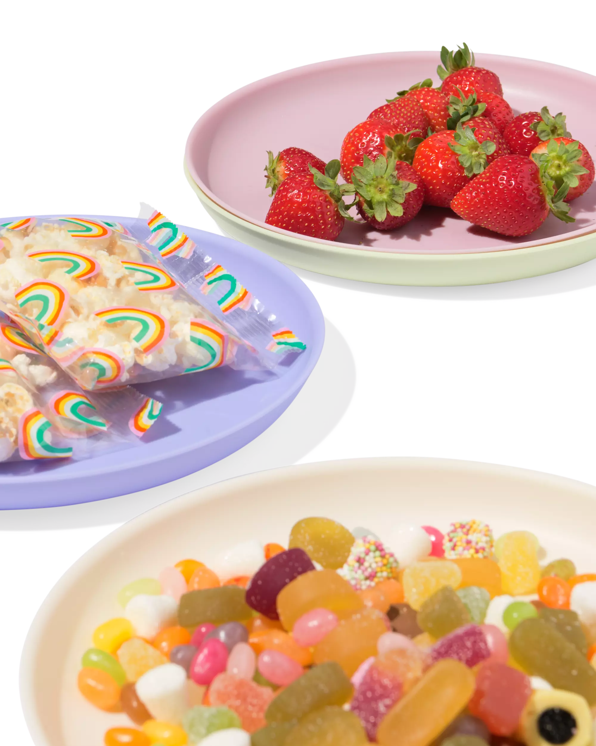 assiette Ø18,5cm plastique - 4 pièces