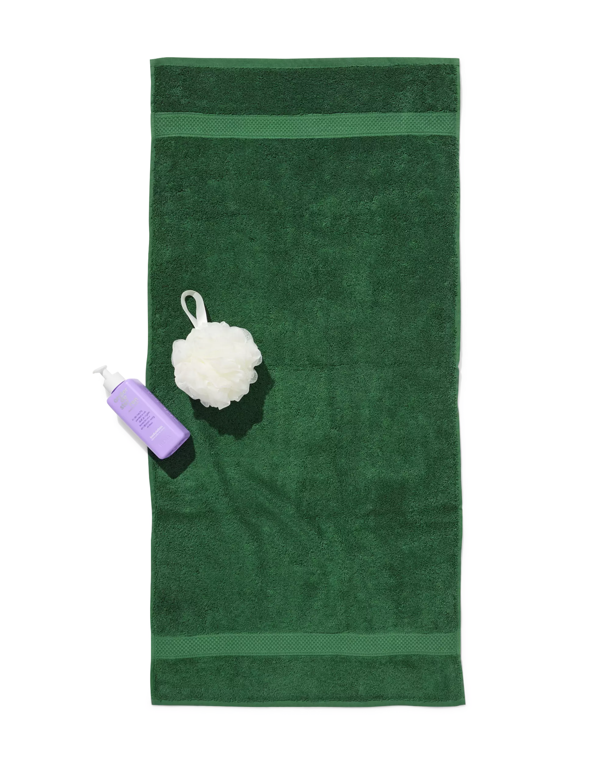 serviette 50x100 cm qualité supérieure vert forêt