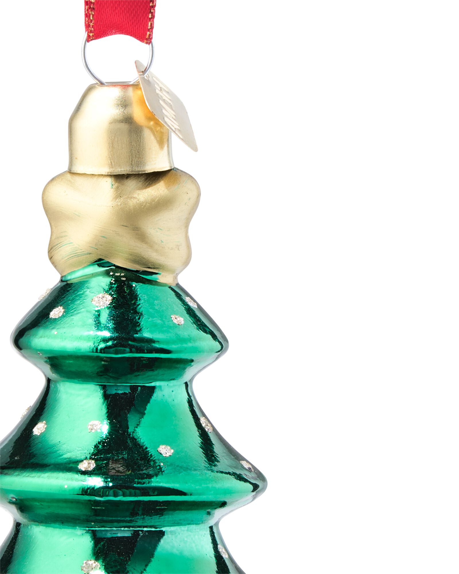 kersthanger 11.7cm glas boom - 25102024 - HEMA