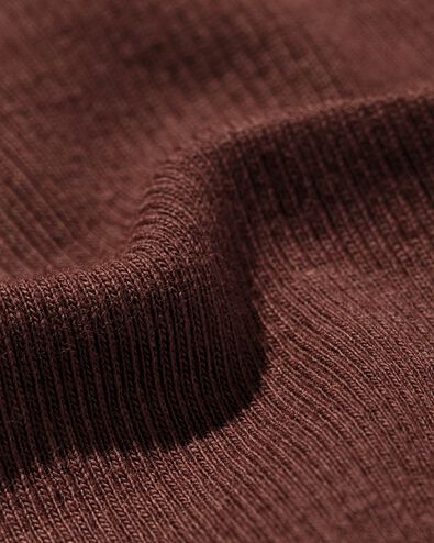 t-shirt femme Clara c&ocirc;tel&eacute; marron - 36305790BROWN - HEMA