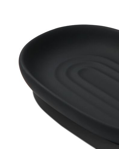 zeepbakje keramiek zwart 9x13 - 80330020 - HEMA