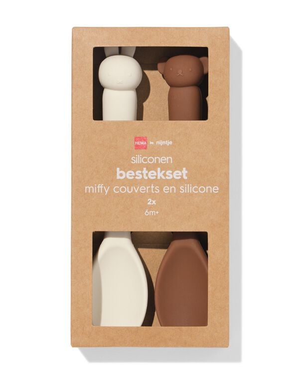 cuill&egrave;re miffy 15,15 cm silicone - lot de 2 - 14201105 - HEMA
