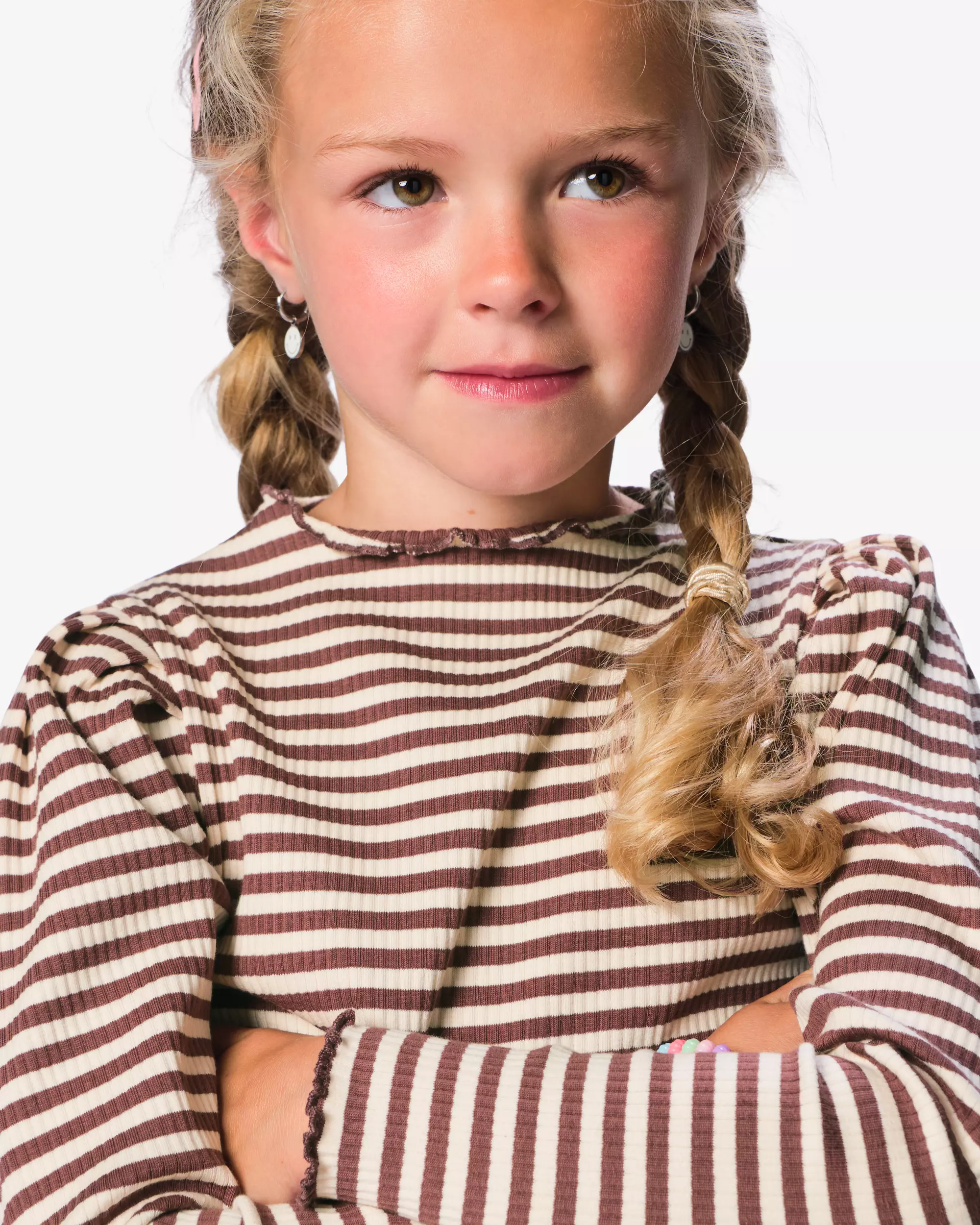 t-shirt enfant côtelé rayures