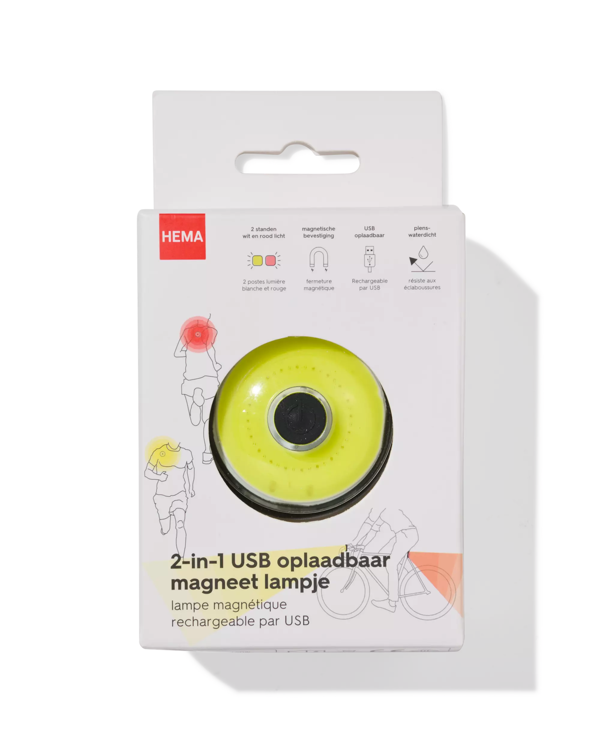 2-in-1 USB oplaadbaar magneet lampje