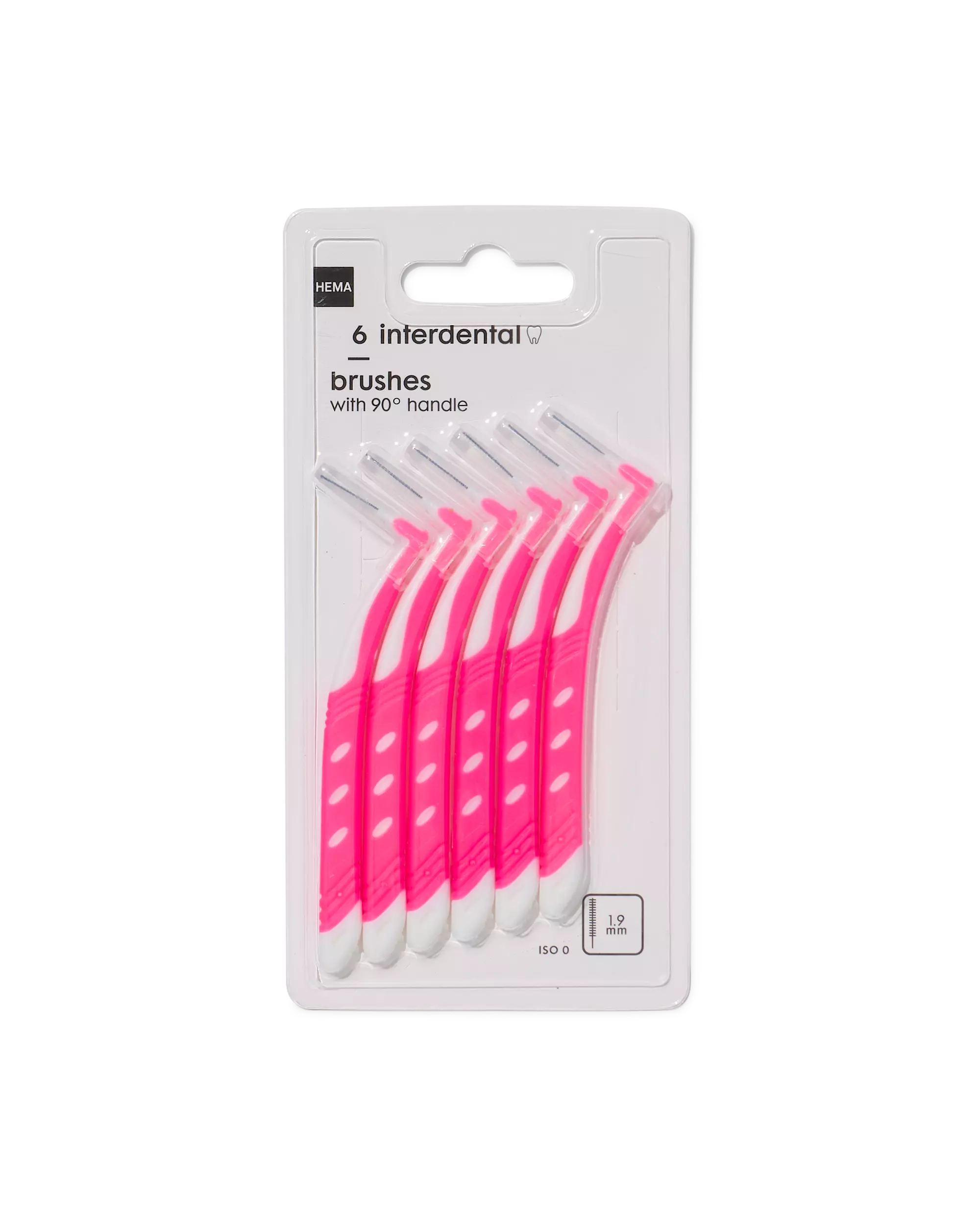 6 brossettes interdentaires 1.9mm