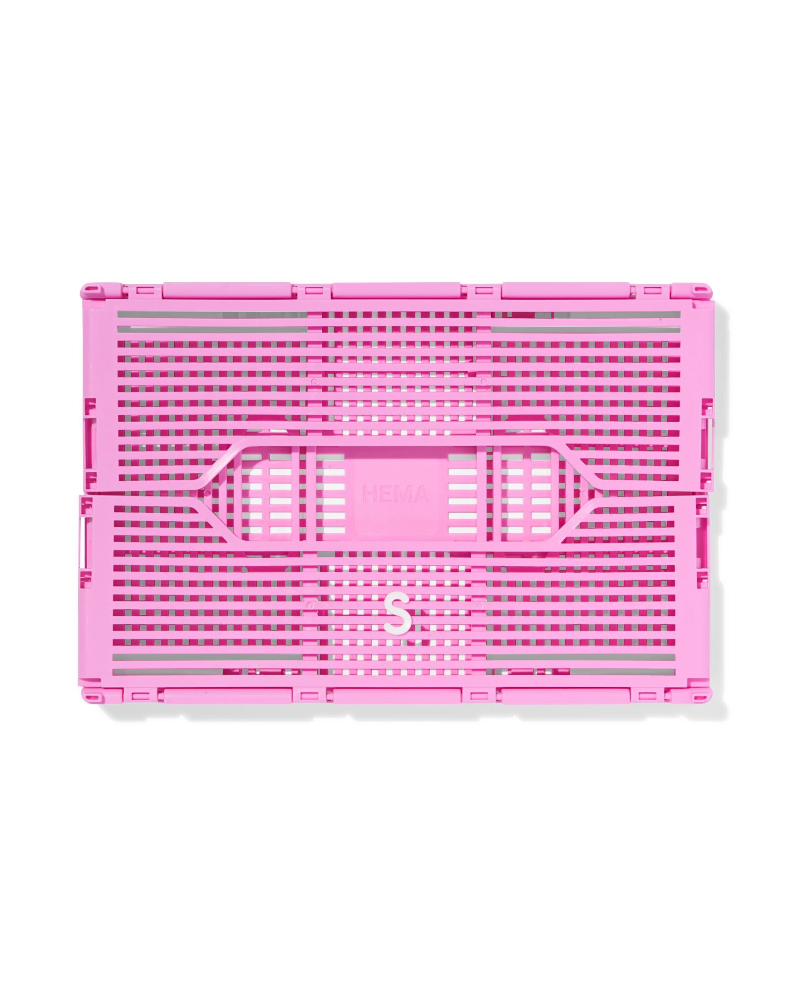 caisse pliable &agrave; lettres recycl&eacute;e S rose rose S  20 x 30 x 11,5 - 39810404 - HEMA