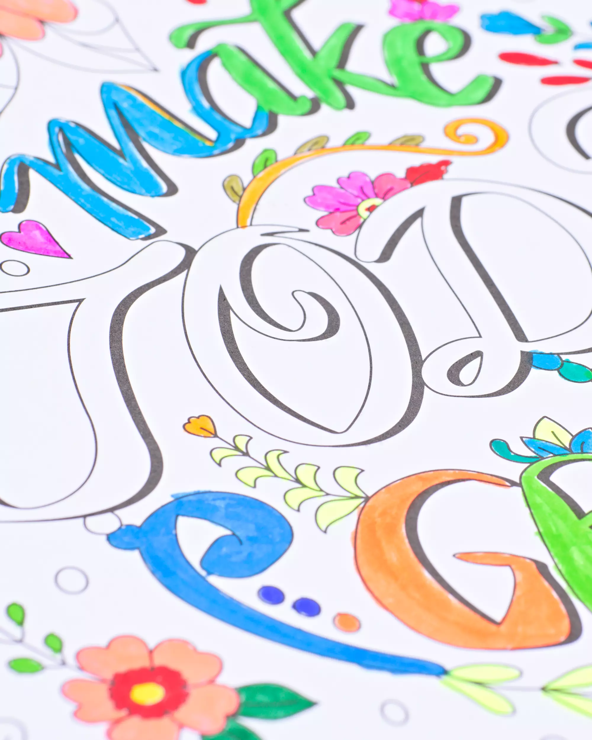Livre de coloriage A4 de citations sur la nature 
