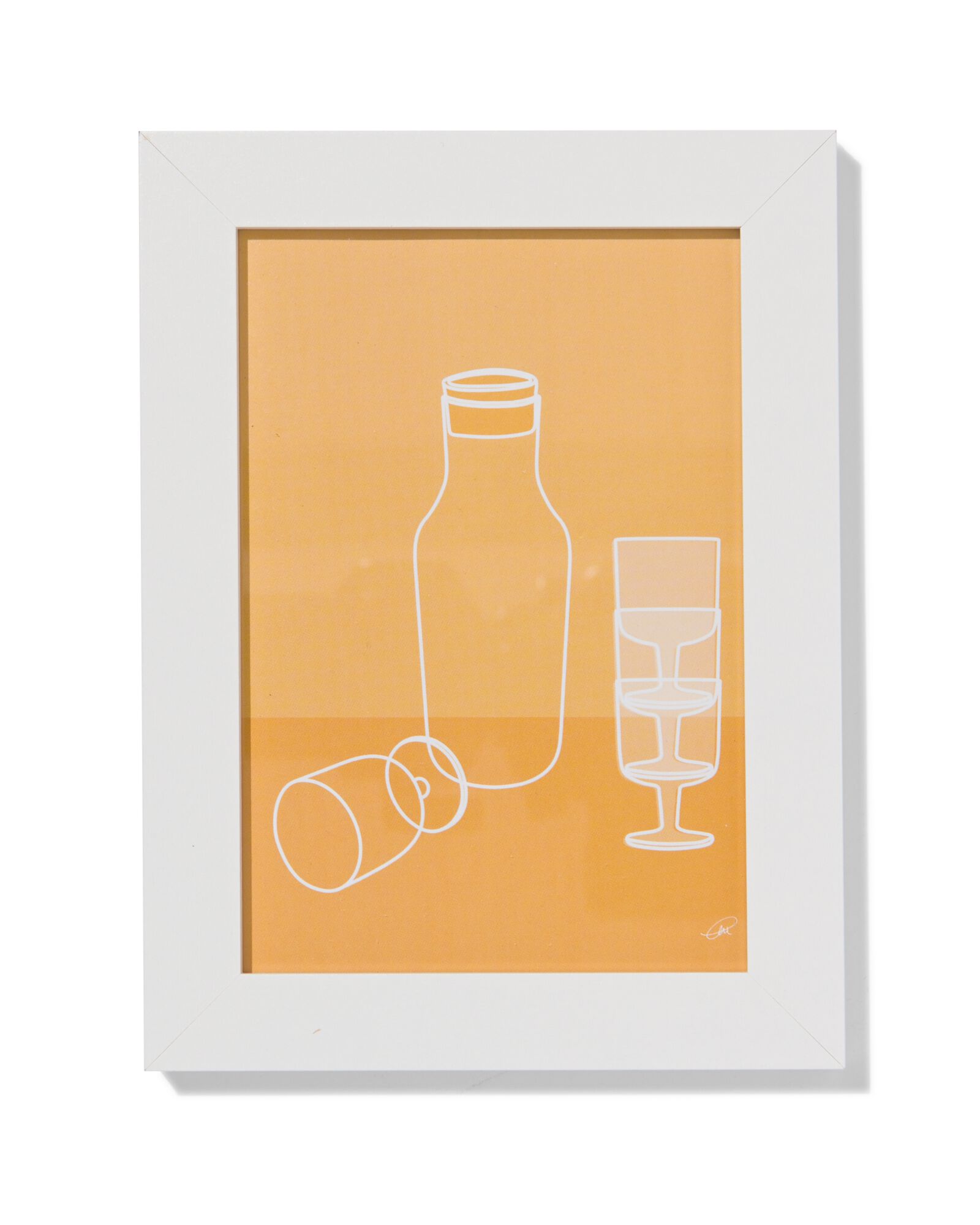 cadre photo bois 10x15 blanc 10 x 15 blanc - 13621027 - HEMA