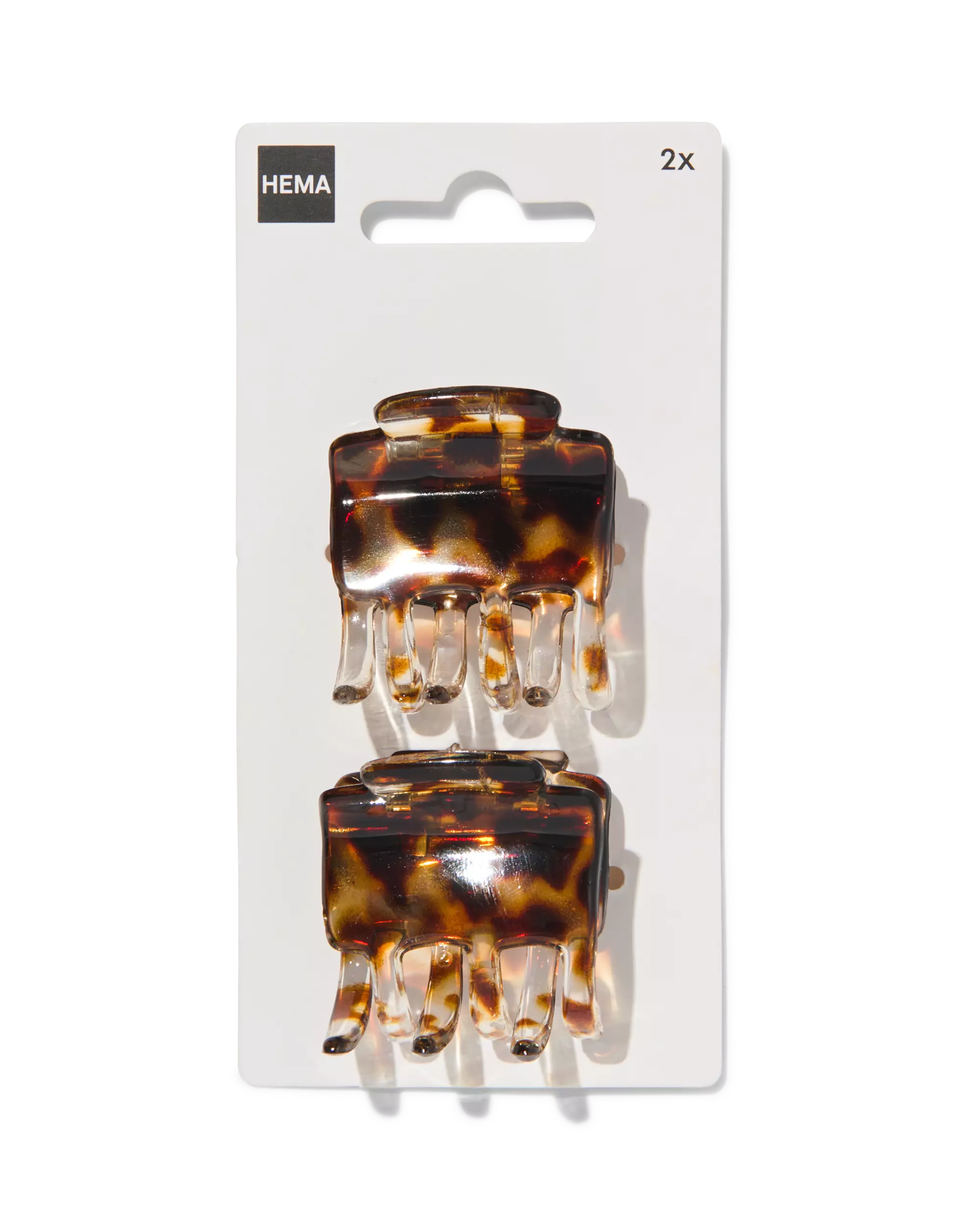 2 pinces à cheveux tortue 4cm