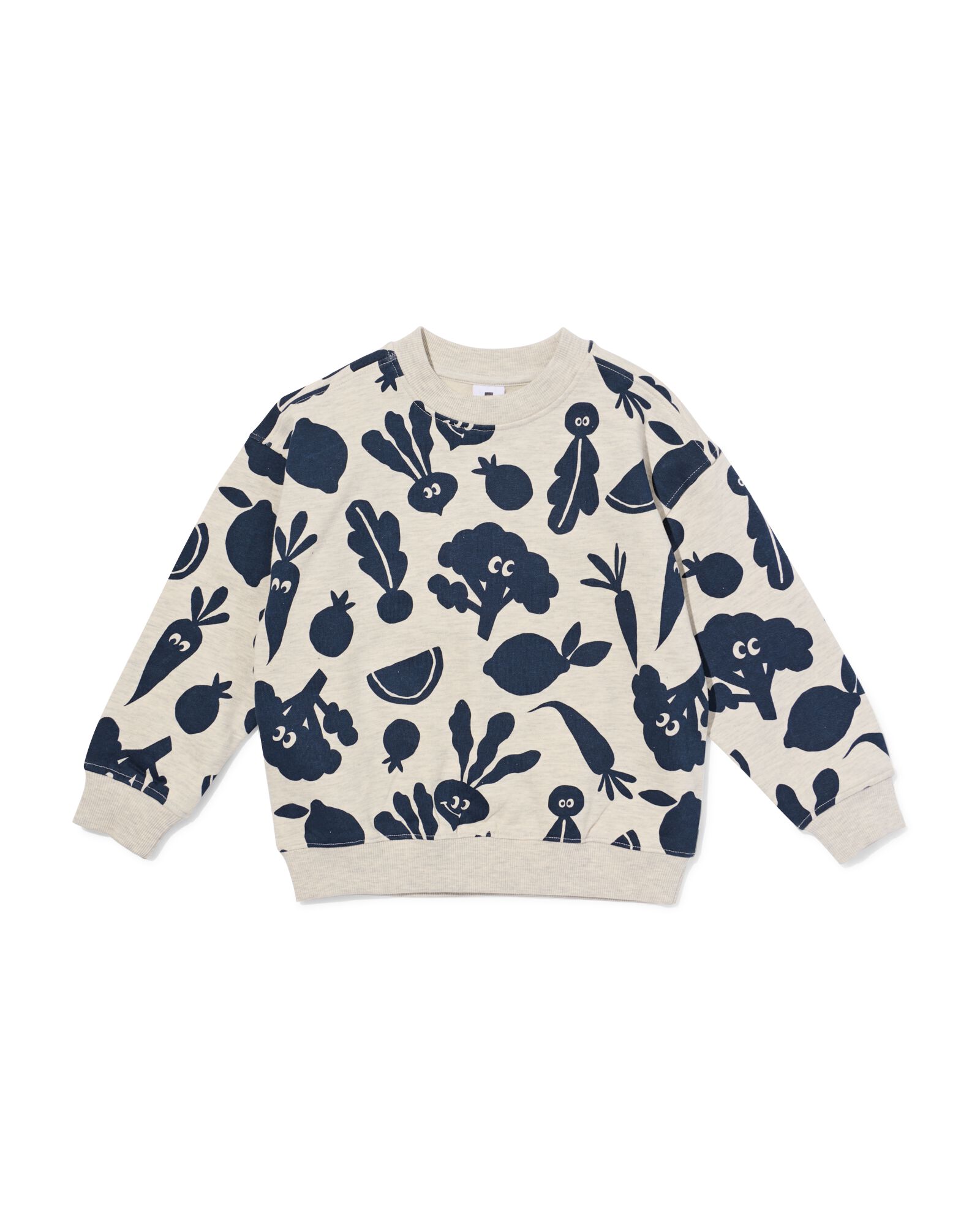 kindersweater groente zand zand - 30724256SAND - HEMA