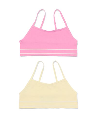 Nahtloses Kinderbustier &ndash; 2 St&uuml;ck bunt bunt - 19302360MULTI - HEMA