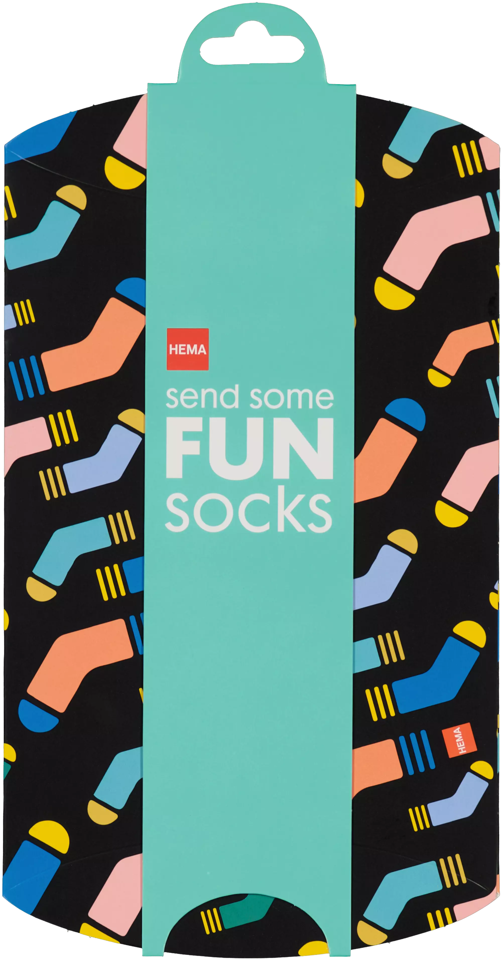 Socken-Versandschachtel, 15 x 12 cm, schwarz