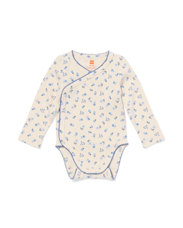 body &eacute;volutif b&eacute;b&eacute; c&ocirc;tel&eacute; fleurs blanc cass&eacute; blanc cass&eacute; - 33457220OFFWHITE - HEMA