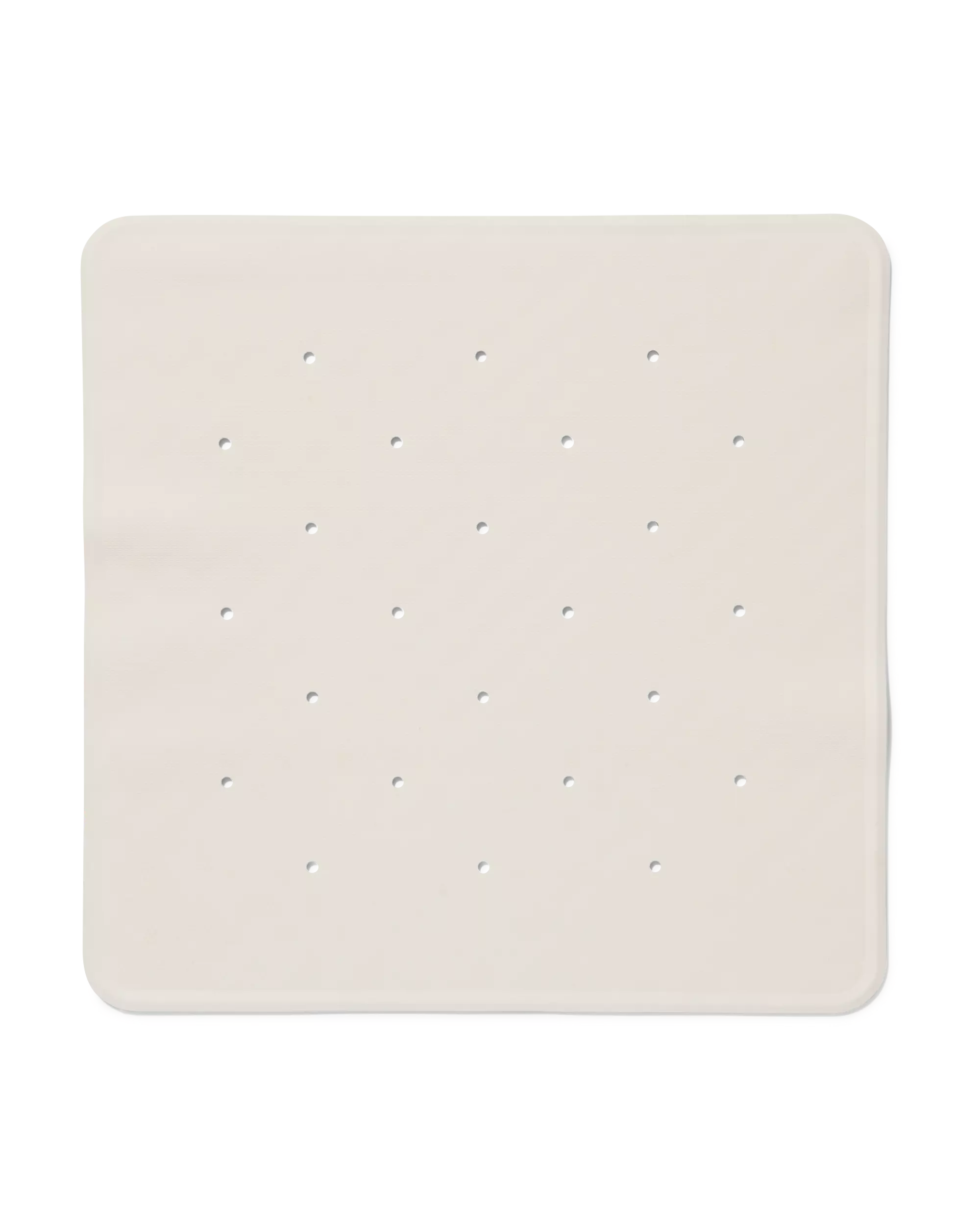 douchemat 53x53cm rubber wit