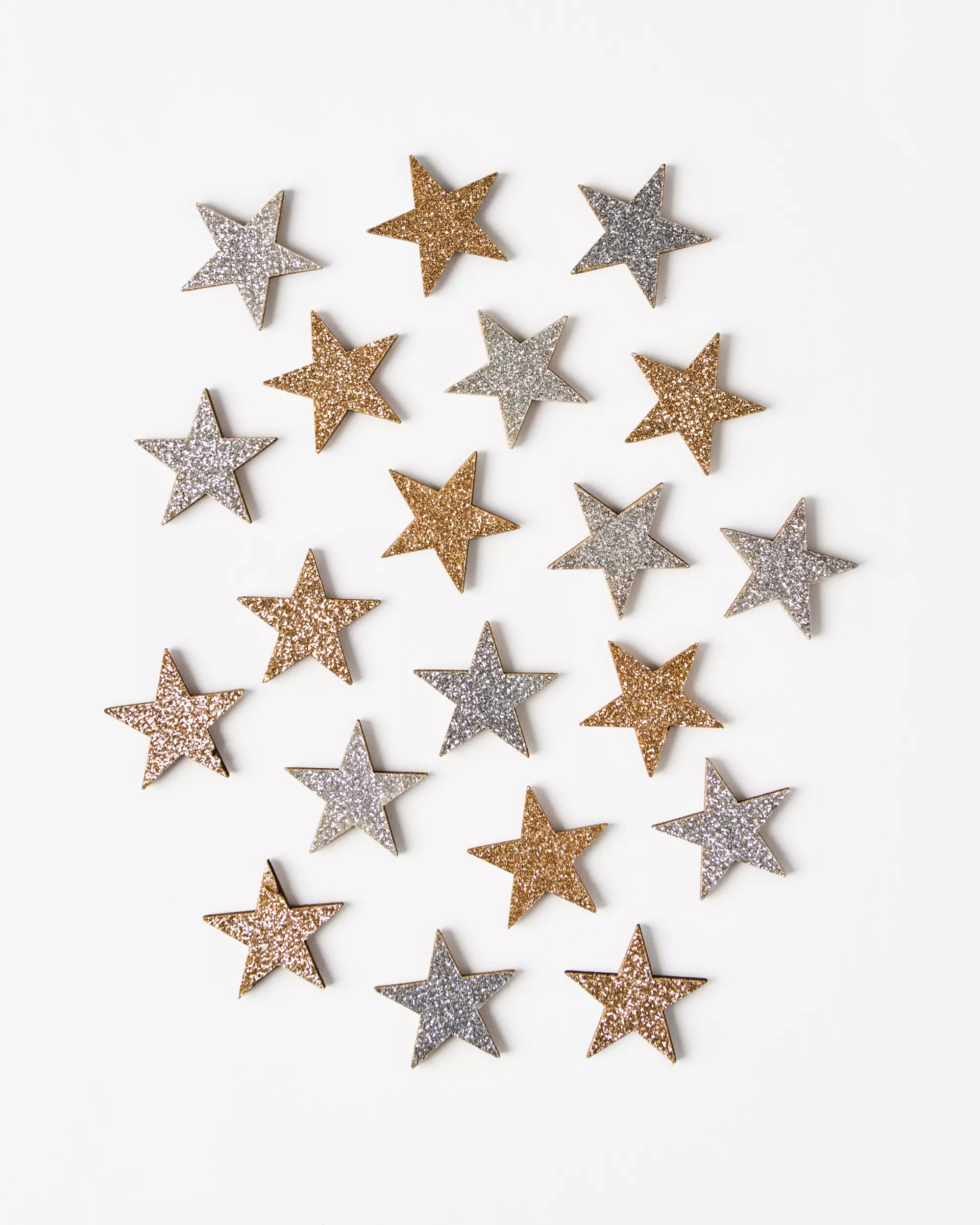 confettis bois étoiles