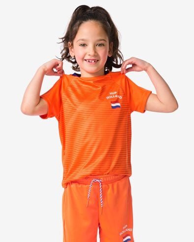 kinder T-shirt WK oranje oranje - 30600111ORANGE - HEMA