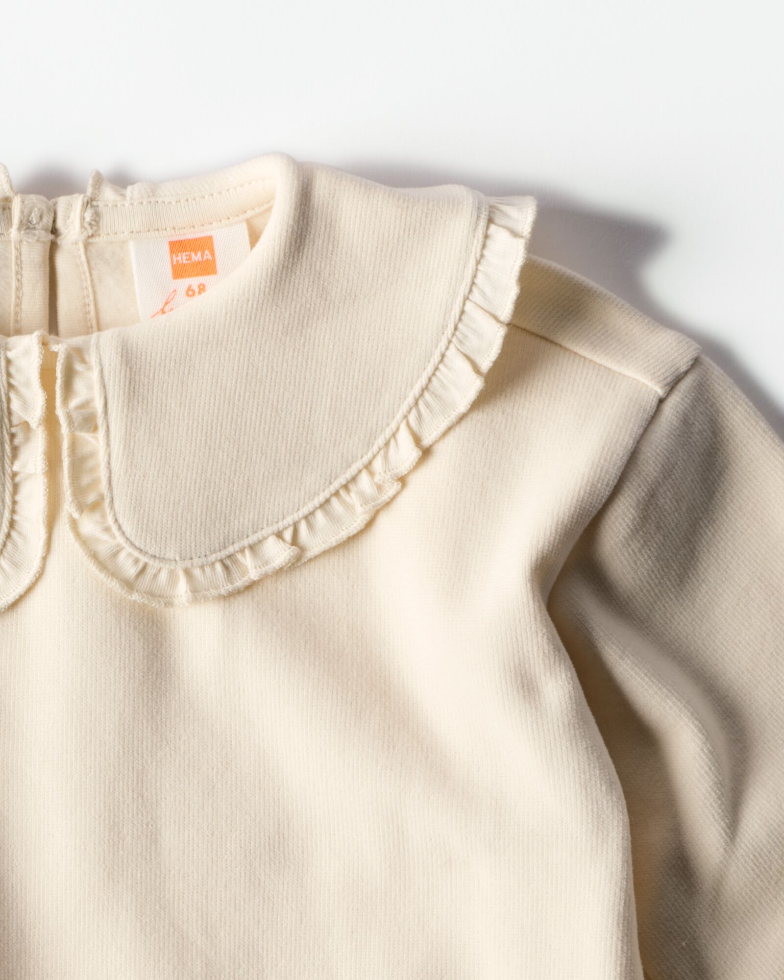 babytrui sweatstof ecru ecru - 33023180ECRU - HEMA