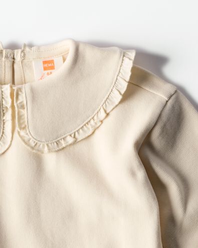 babytrui sweatstof ecru ecru - 33023180ECRU - HEMA