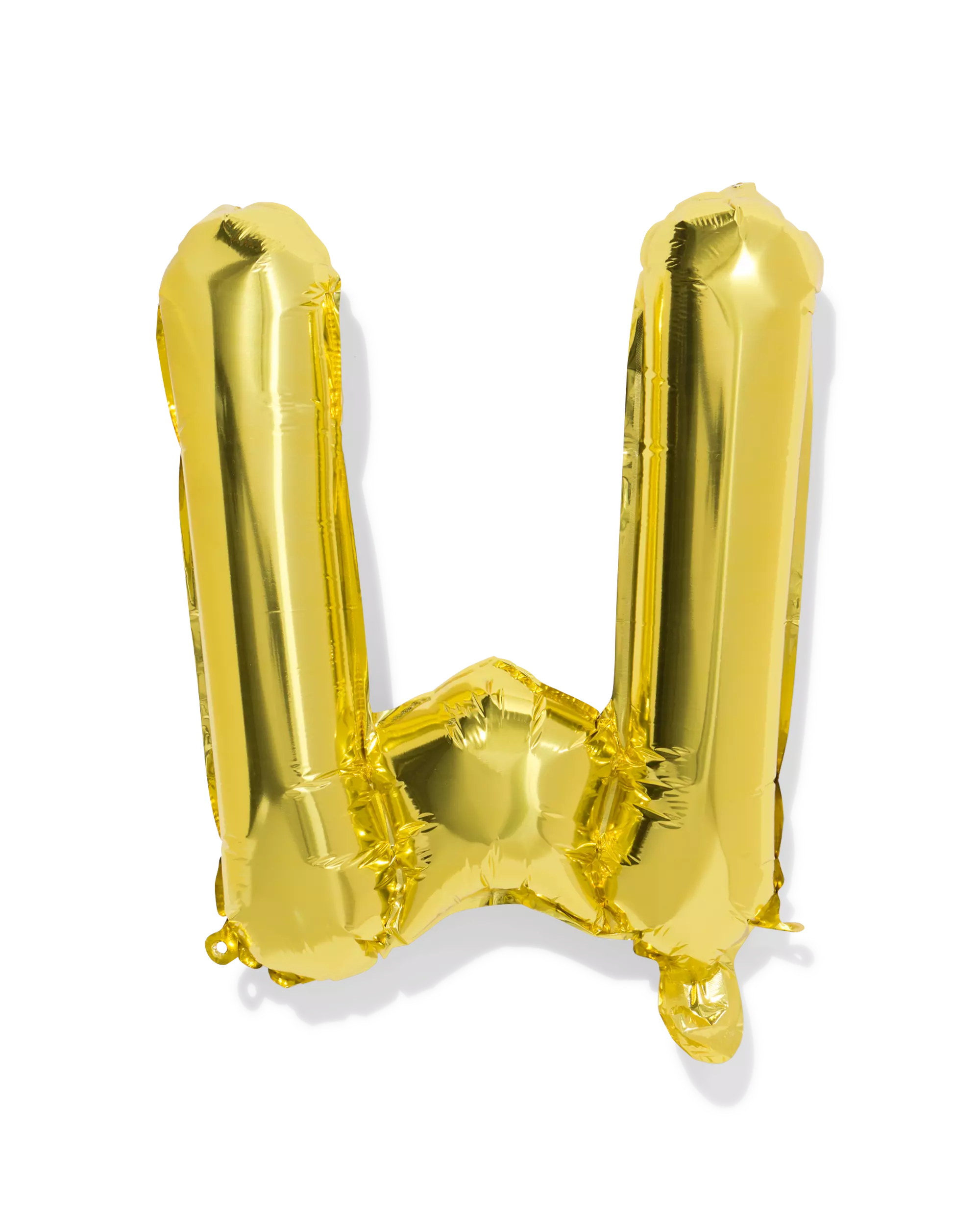 ballon alu lettre W 30cm doré