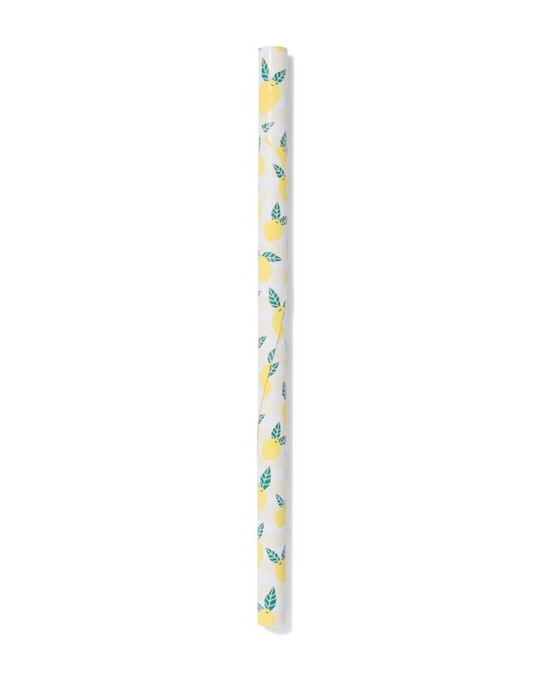 papier cadeau 200x70cm citron - 14701189 - HEMA