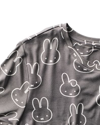 nuisette femme miffy microfibre bross&eacute;e gris fonc&eacute; gris fonc&eacute; - 23401838DARKGREY - HEMA