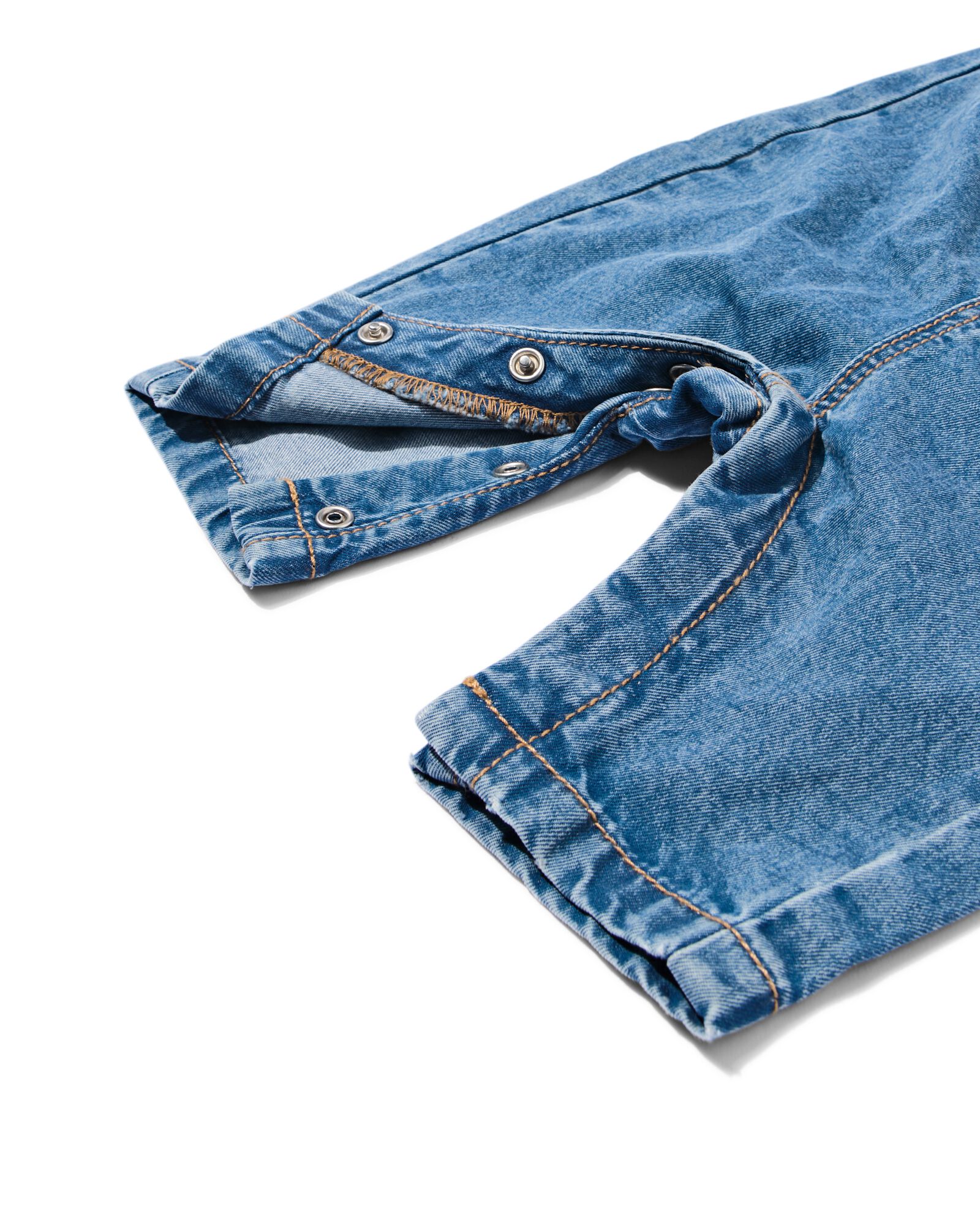 Miffy-Babyjumpsuit aus Denim jeansfarben jeansfarben - 33456520DENIM - HEMA