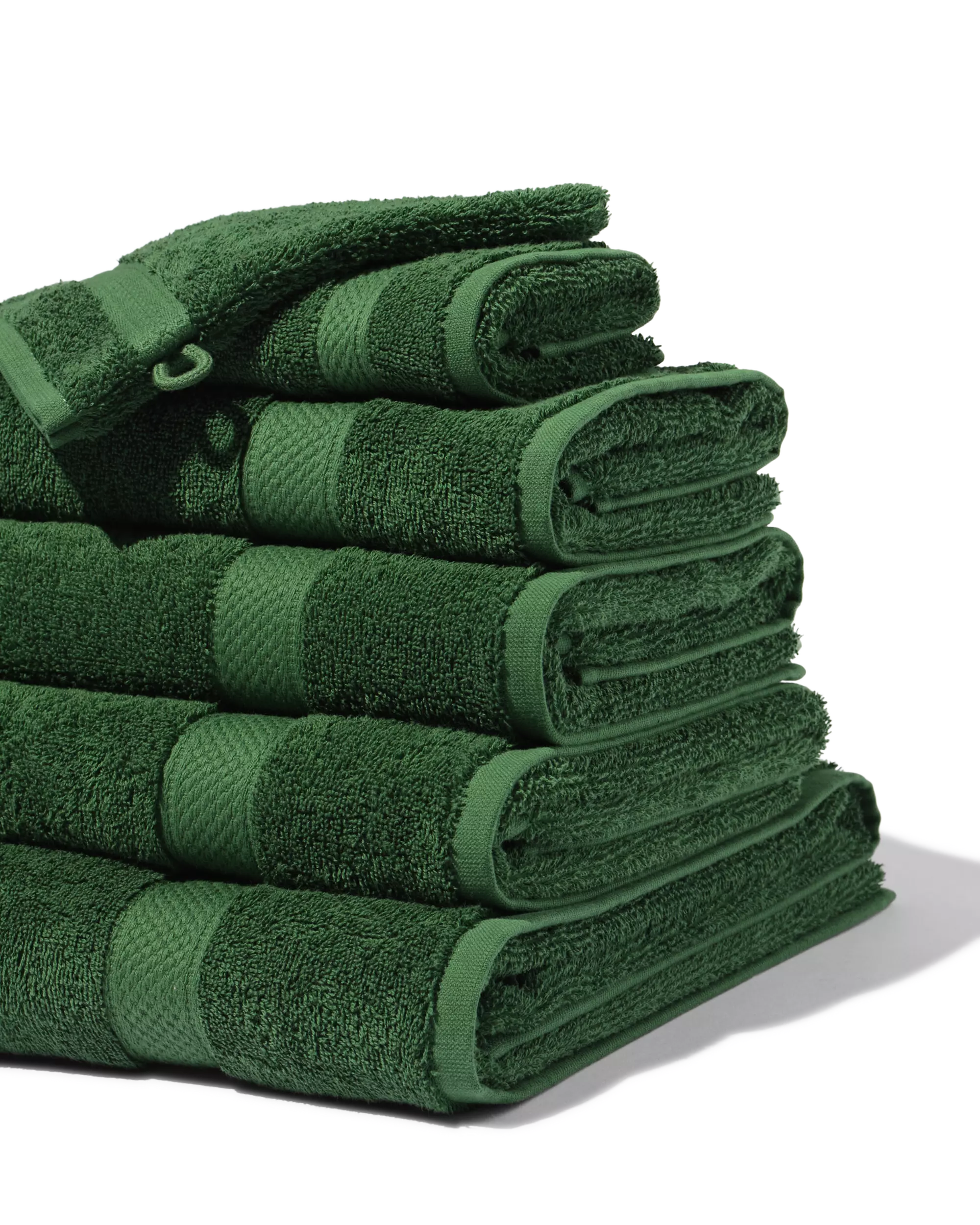 gastendoek 33x50cm zware kwaliteit bosgroen