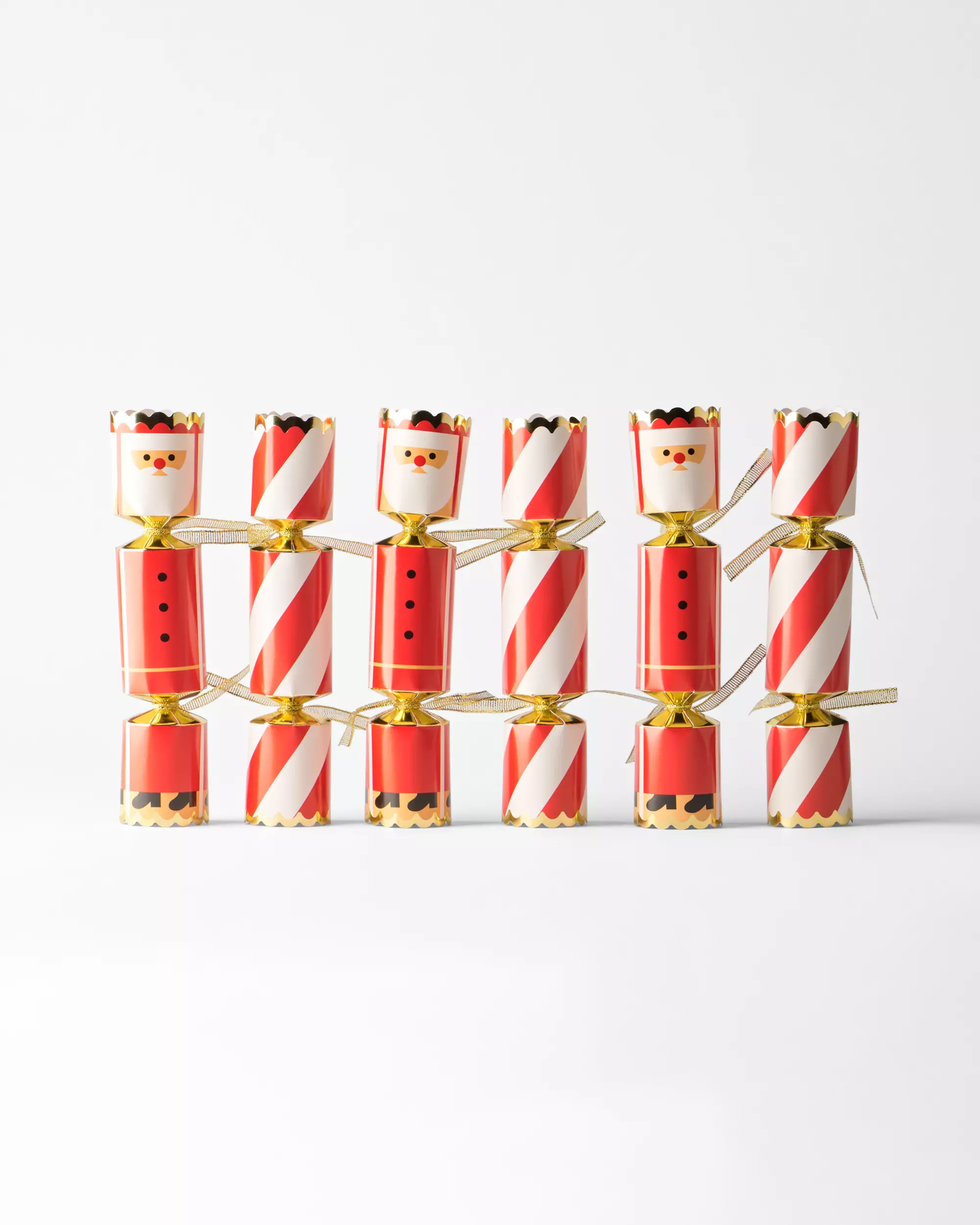 papillotes surprises 24 cm père noël - 6 pièces