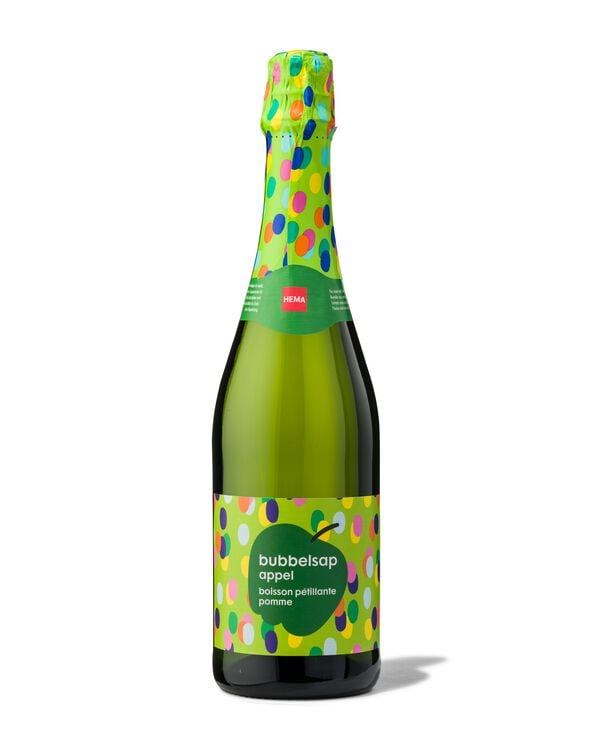 bubbelsap appel 0.75L - 10200049 - HEMA