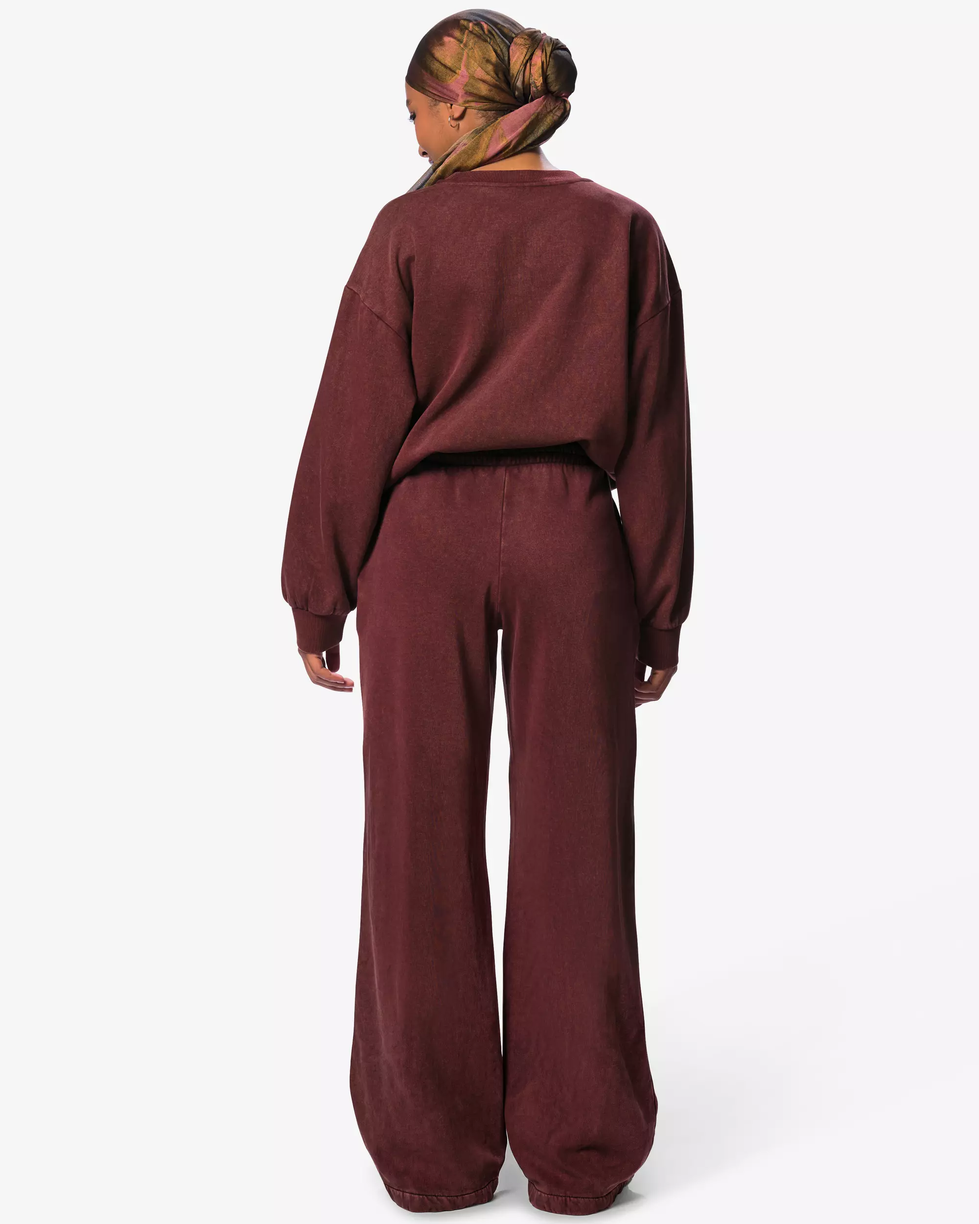 pantalon de jogging femme coupe décontractée en jersey